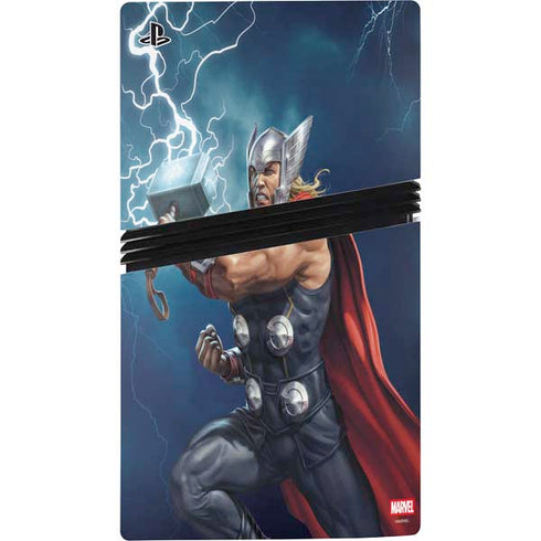 Marvel Thor Thor and Mjolnir PS5 Pro Disk Bundle  Skin